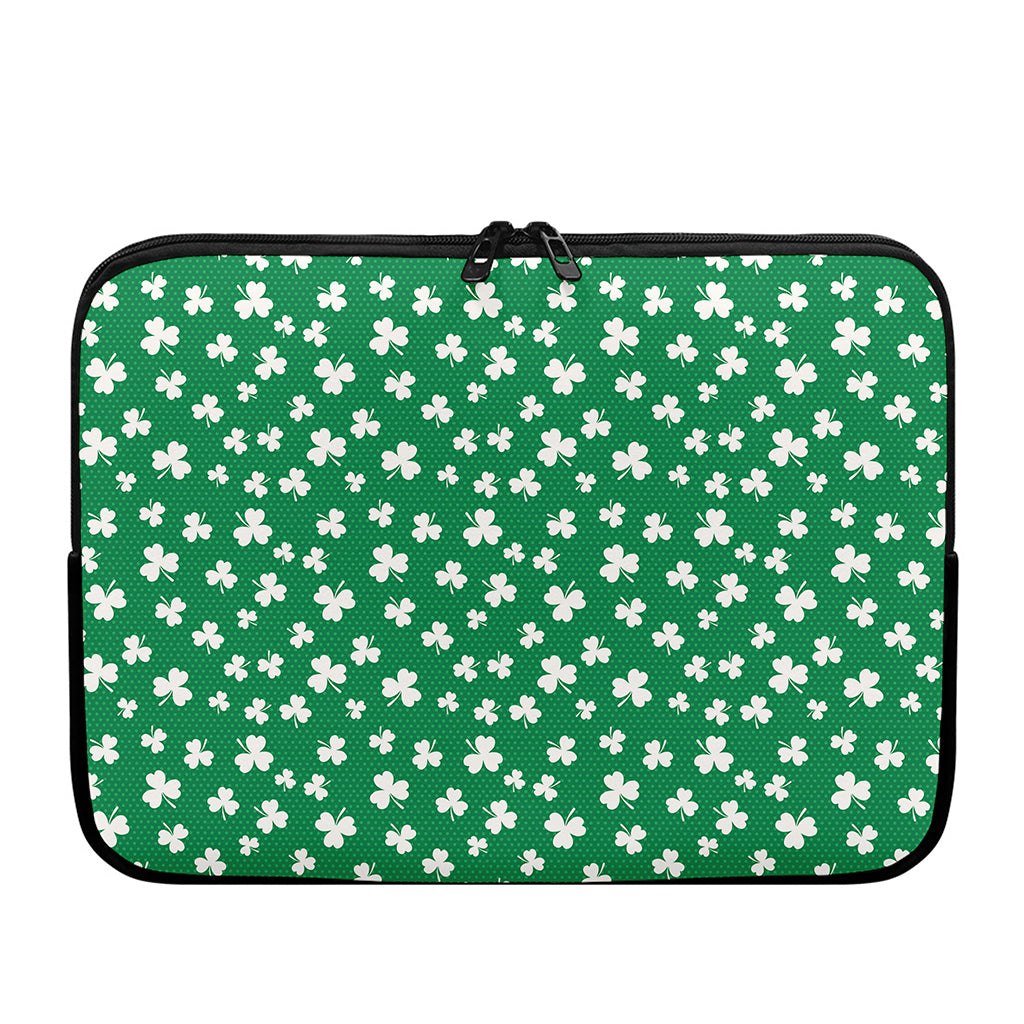 Polka Dot Irish St. Patrick's Day Print Laptop Sleeve