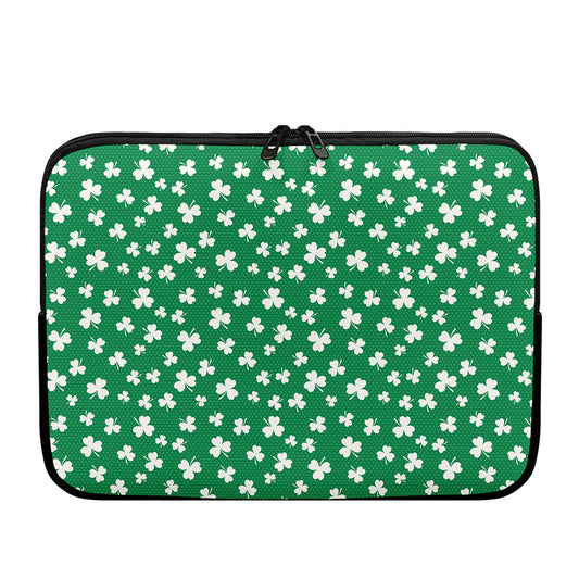Polka Dot Irish St. Patrick's Day Print Laptop Sleeve