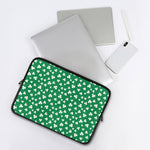 Polka Dot Irish St. Patrick's Day Print Laptop Sleeve