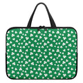Polka Dot Irish St. Patrick's Day Print Laptop Sleeve With Handle