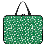 Polka Dot Irish St. Patrick's Day Print Laptop Sleeve With Handle