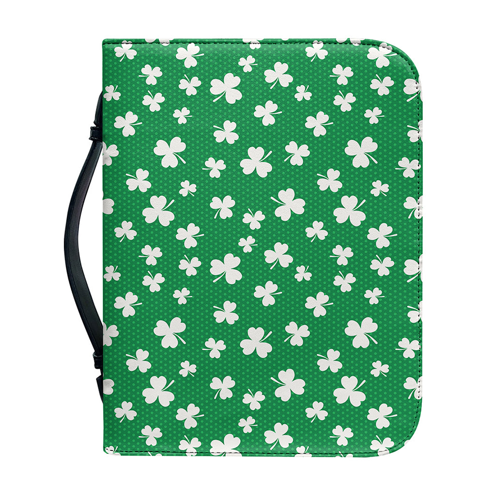 Polka Dot Irish St. Patrick's Day Print Leather Bible Cover