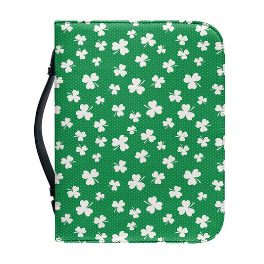 Polka Dot Irish St. Patrick's Day Print Leather Bible Cover