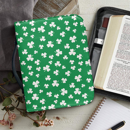 Polka Dot Irish St. Patrick's Day Print Leather Bible Cover