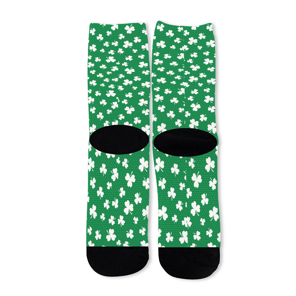Polka Dot Irish St. Patrick's Day Print Long Socks