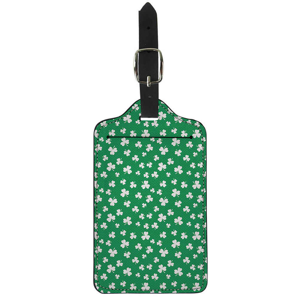 Polka Dot Irish St. Patrick's Day Print Luggage Tag