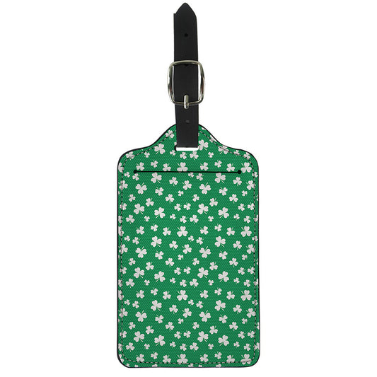 Polka Dot Irish St. Patrick's Day Print Luggage Tag