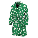 Polka Dot Irish St. Patrick's Day Print Men's Bathrobe