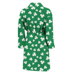 Polka Dot Irish St. Patrick's Day Print Men's Bathrobe