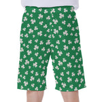 Polka Dot Irish St. Patrick's Day Print Men's Beach Shorts