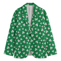 Polka Dot Irish St. Patrick's Day Print Men's Blazer