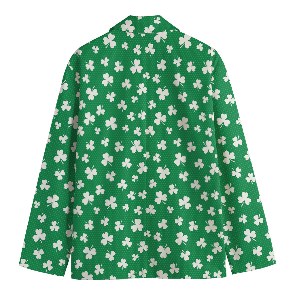 Polka Dot Irish St. Patrick's Day Print Men's Blazer