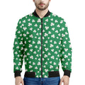 Polka Dot Irish St. Patrick's Day Print Men's Bomber Jacket