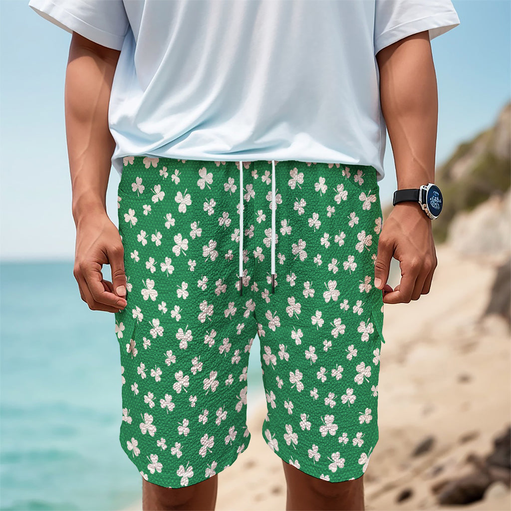 Polka Dot Irish St. Patrick's Day Print Men's Cargo Shorts