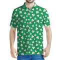 Polka Dot Irish St. Patrick's Day Print Men's Polo Shirt
