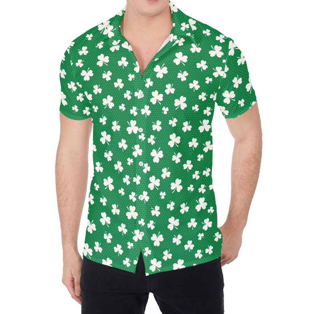 Polka Dot Irish St. Patrick's Day Print Men's Shirt