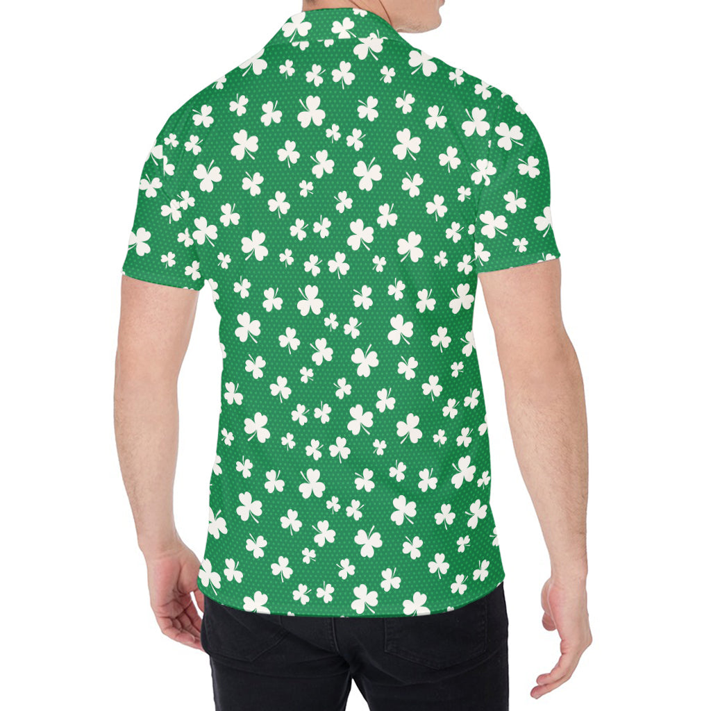 Polka Dot Irish St. Patrick's Day Print Men's Shirt