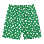 Polka Dot Irish St. Patrick's Day Print Men's Swim Trunks