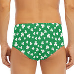 Polka Dot Irish St. Patrick's Day Print Men's Triangle Swim Briefs
