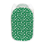 Polka Dot Irish St. Patrick's Day Print Mesh Laundry Hamper