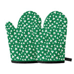 Polka Dot Irish St. Patrick's Day Print Oven Mitts
