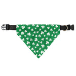 Polka Dot Irish St. Patrick's Day Print Over The Collar Dog Bandana