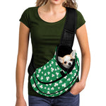 Polka Dot Irish St. Patrick's Day Print Pet Sling Carrier