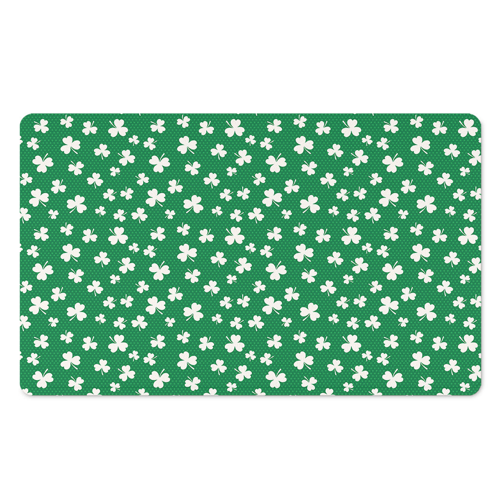Polka Dot Irish St. Patrick's Day Print Polyester Doormat