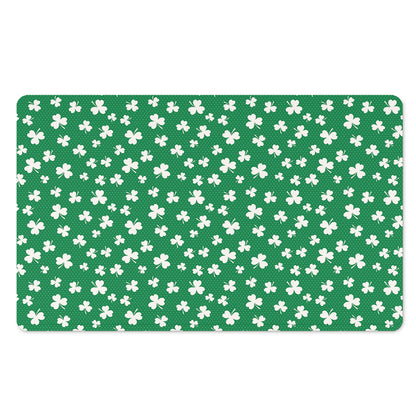 Polka Dot Irish St. Patrick's Day Print Polyester Doormat