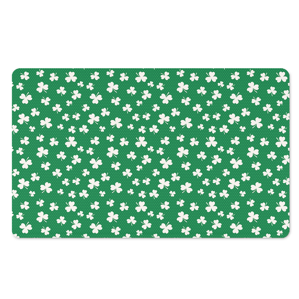 Polka Dot Irish St. Patrick's Day Print Polyester Doormat