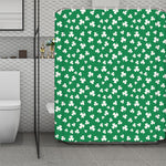 Polka Dot Irish St. Patrick's Day Print Polyester Shower Curtain