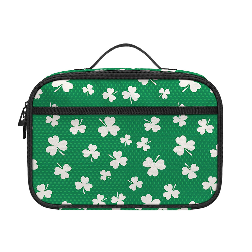 Polka Dot Irish St. Patrick's Day Print Portable Lunch Bag