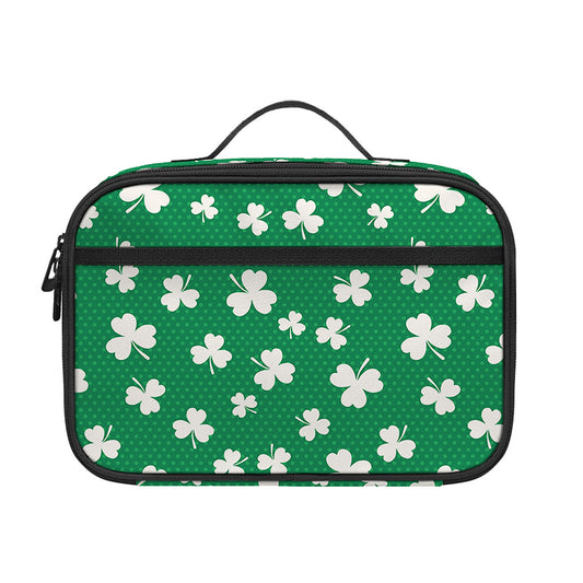 Polka Dot Irish St. Patrick's Day Print Portable Lunch Bag