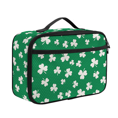 Polka Dot Irish St. Patrick's Day Print Portable Lunch Bag