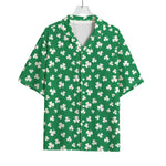 Polka Dot Irish St. Patrick's Day Print Rayon Hawaiian Shirt