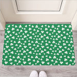 Polka Dot Irish St. Patrick's Day Print Rubber Doormat