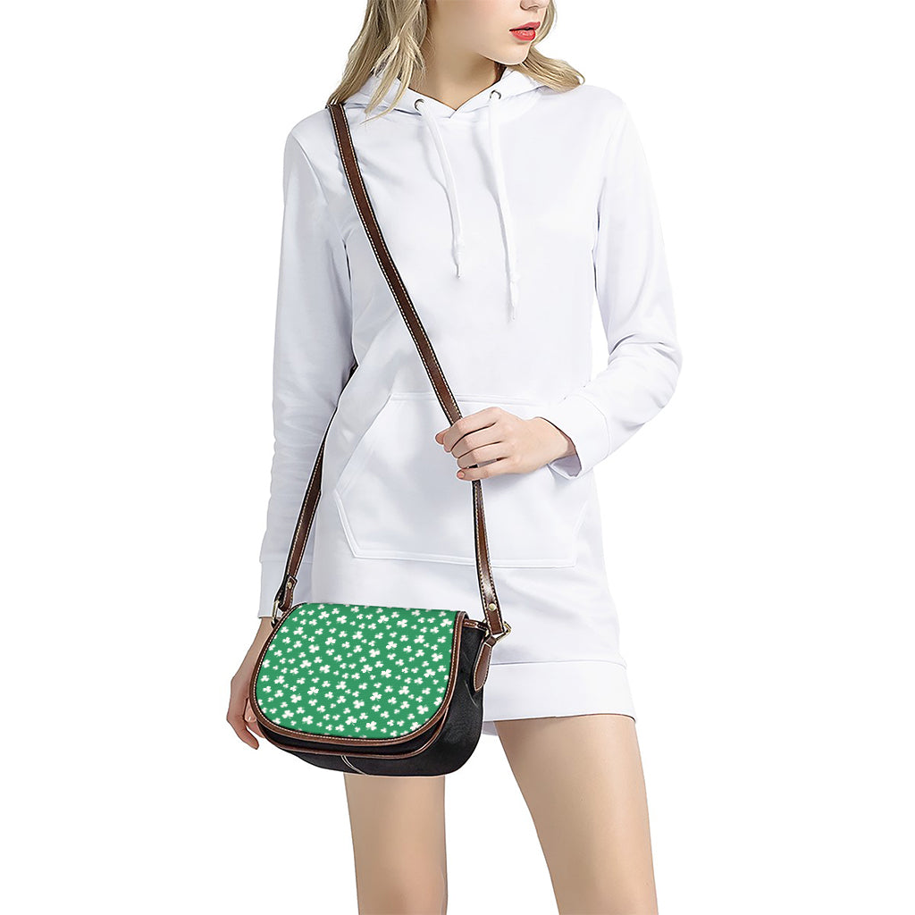 Polka Dot Irish St. Patrick's Day Print Saddle Bag