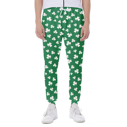 Polka Dot Irish St. Patrick's Day Print Scuba Joggers