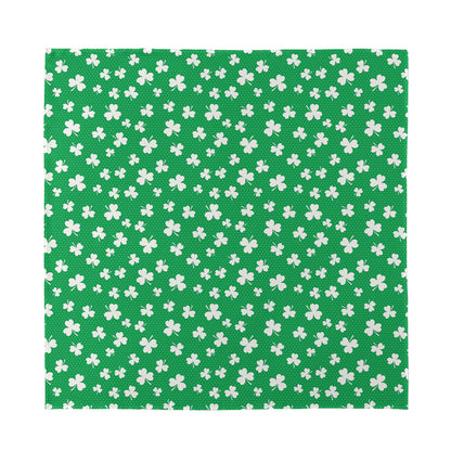 Polka Dot Irish St. Patrick's Day Print Silk Bandana