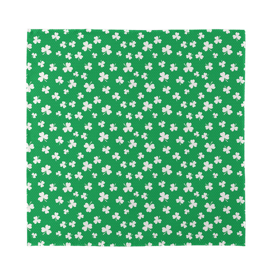 Polka Dot Irish St. Patrick's Day Print Silk Bandana