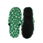 Polka Dot Irish St. Patrick's Day Print Slippers