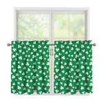 Polka Dot Irish St. Patrick's Day Print Tier Curtains