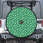 Polka Dot Irish St. Patrick's Day Print Tire Cover With Camera Hole