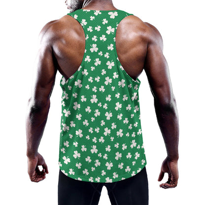 Polka Dot Irish St. Patrick's Day Print Training Tank Top