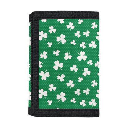Polka Dot Irish St. Patrick's Day Print Trifold Wallet