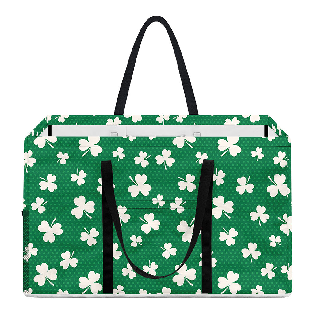 Polka Dot Irish St. Patrick's Day Print Utility Tote Bag