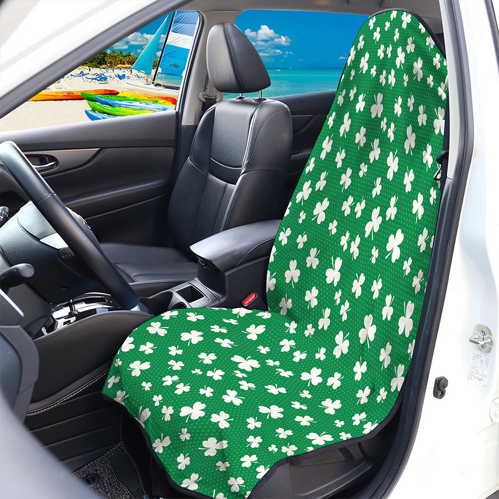 Polka Dot Irish St. Patrick's Day Print Waterproof Car Seat Cover
