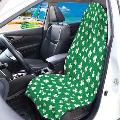 Polka Dot Irish St. Patrick's Day Print Waterproof Car Seat Cover