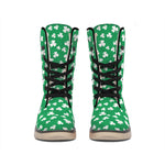 Polka Dot Irish St. Patrick's Day Print Winter Boots