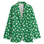 Polka Dot Irish St. Patrick's Day Print Women's Blazer